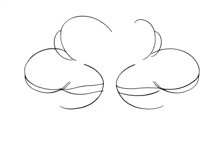 matching mother and daughter  tattoo design idea