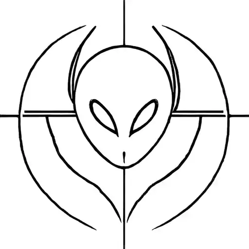 the alien symbol for humanity in the movie arrival  tattoo design idea