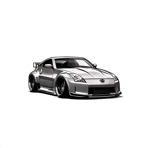 350z tattoo design idea