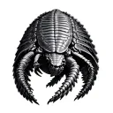 trilobite fossil tattoo design idea