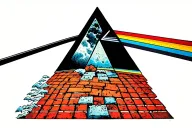 Pink floyd tattoo- bricks from the wall, dark side of the moon  tattoo design idea