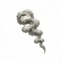 Filler Clouds and Smoke tattoo design idea