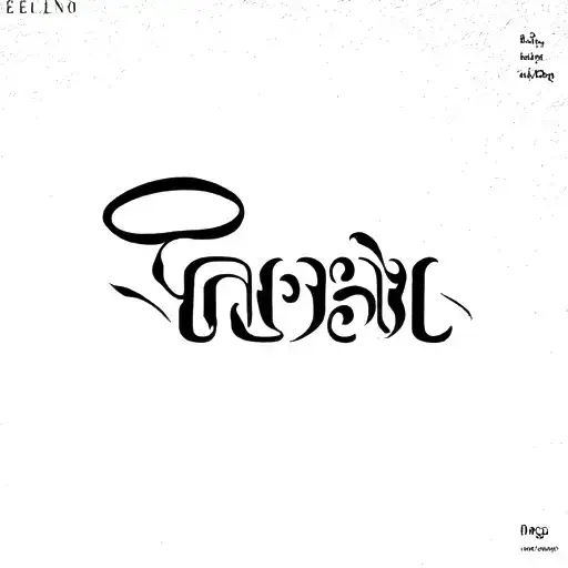 Tamil font tattoo design idea