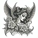lilith tattoo tattoo design idea