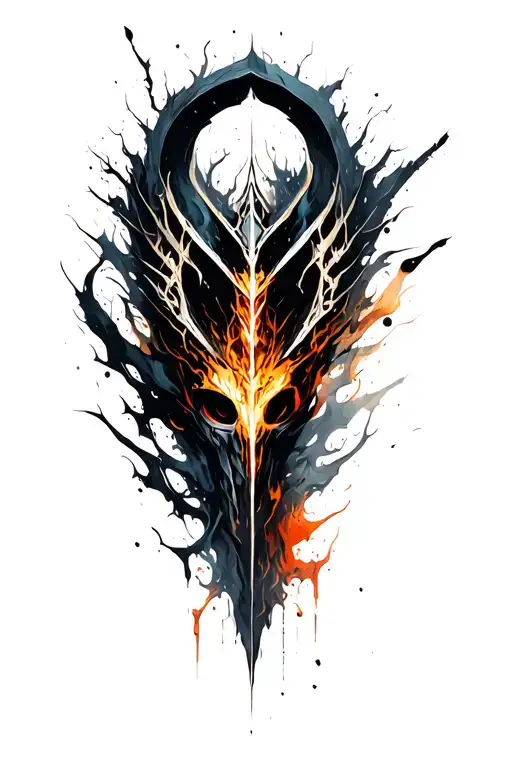 dark souls tattoo design idea