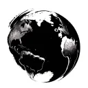 globe tattoo design idea