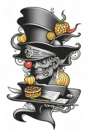 computer science, Electrical Engineering, Finance and Accounting, Culinary Arts  tattoo design idea