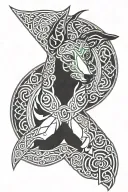 celtic shepherd  tattoo design idea