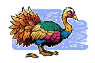 Emu tattoo design idea