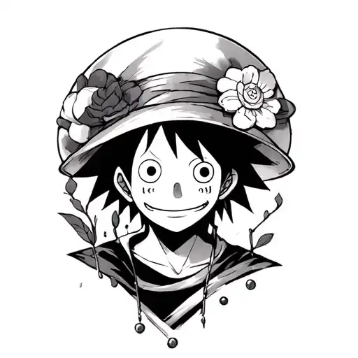 One Piece X tattoo design idea