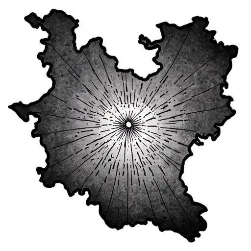 punjab map tattoo design idea