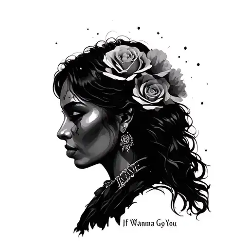 And If You Go I Wanna Go You tattoo design idea