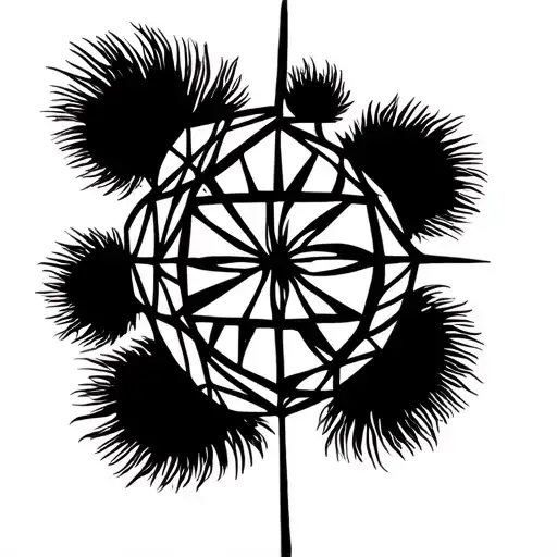 tumbleweed tattoo design idea
