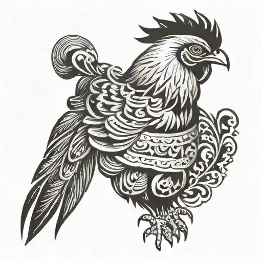 gallo tattoo design idea