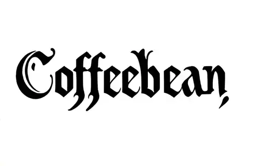 "Coffeebean" tattoo design idea
