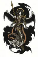 Arch Angel Michael tattoo design idea