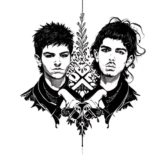 the words sahlo and folina from twenty on e pilots  tattoo design idea