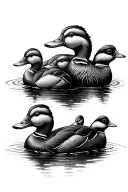 5 Ducks, Family tattoo tattoo design idea