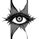 3rd Eye tattoo design idea