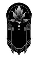 Art Deco tattoo design idea
