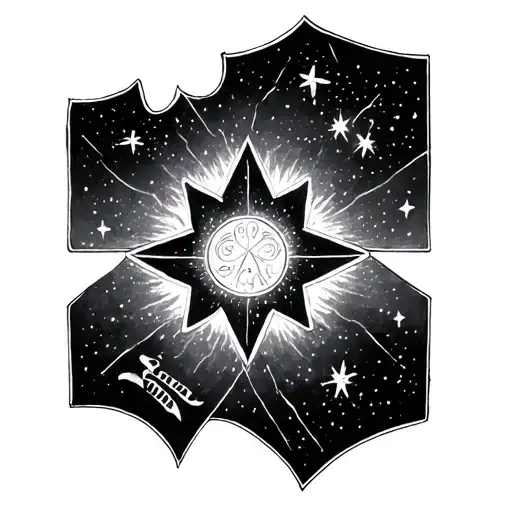 The Star Tarot tattoo design idea