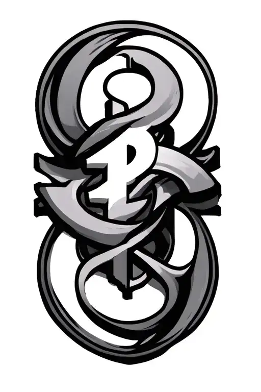 xrp cryptocurrency tattoo design idea