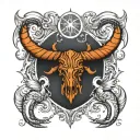 Scorpio – Scorpio Taurus – Taurus Aquarius – Aquarius Aries – Aries tattoo design idea