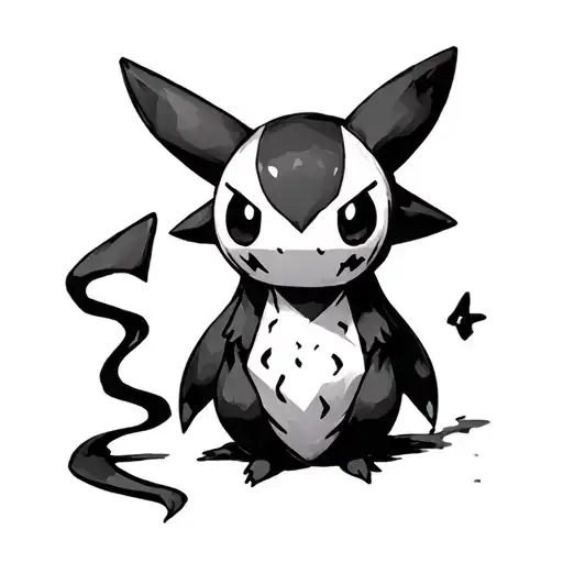 Mimikyu tattoo design idea
