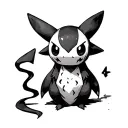 Mimikyu tattoo design idea