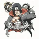 Itachi tattoo design idea