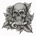 keep quiet tattoo design idea