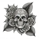 keep quiet tattoo design idea