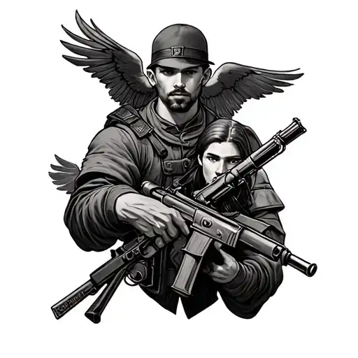 Brothers In Arms tattoo design idea