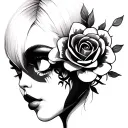 Doll tattoo design idea