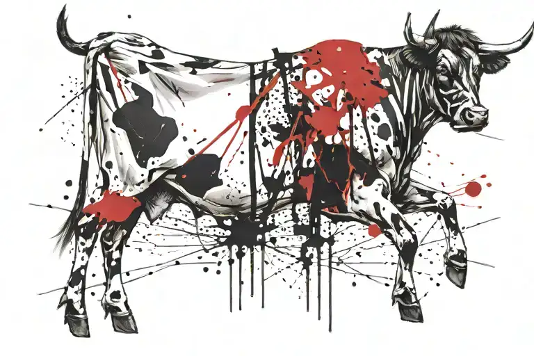 cattle brand tattoo design idea