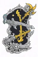 jinx weapons from arcane tattoo design idea