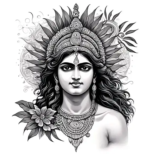 Arjun Aquarius Kerala tattoo design idea