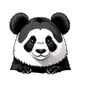 panda bear tattoo design idea