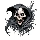 Dark Creepy tattoo design idea