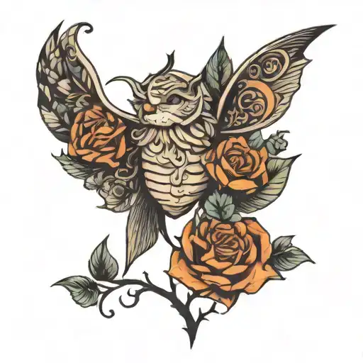 trans minimalistic tattoo design idea
