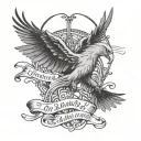 Isaiah 54:17 with a surprise twist tattoo design idea