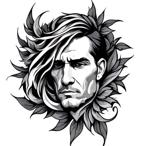 tribal devotion for my dad that passed away tattoo design idea