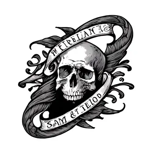 Salem and Ireland tattoo design idea