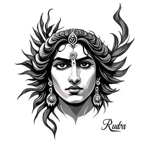 Rudra tattoo design idea