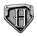 home plate with the letter 'H' inside tattoo design idea