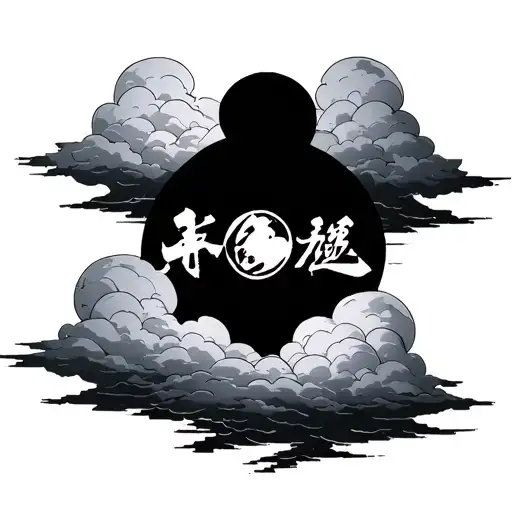 akatsuki clouds tattoo design idea