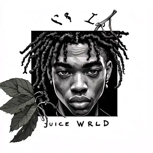 Juice Wrld Libra, 999 Juice WRLD tattoo design idea