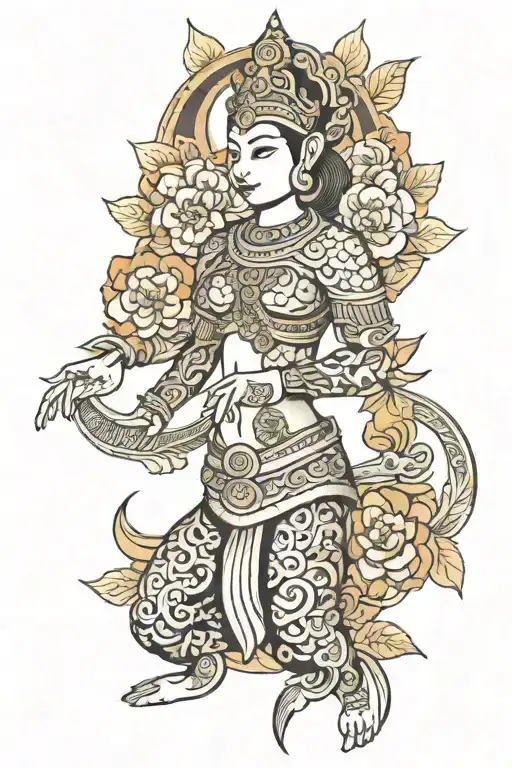 Laos inspired tattoo tattoo design idea