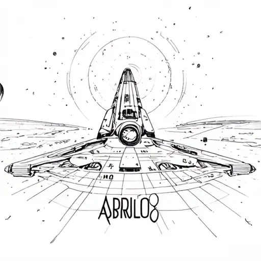 Stammtechogo Abrolo8 Infinity NASA tattoo design idea
