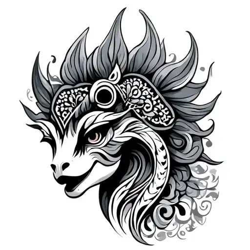 Alebrije tattoo design idea